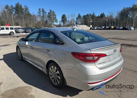 2015 Hyundai Sonata Sport z USA, uszkodzony, nr VIN 5NPE34AF2FH135533